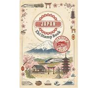 Japan Eki Stamp book: Minimalist 4x6 Passport-Size Notebook for Collecting Japanese Railway Station Stamps