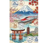 JAPAN EKI STAMP BOOK: The Ultimate Traveler's Collection: Portable Collection Journal for Japanese Train Station and Temple Eki Stamps