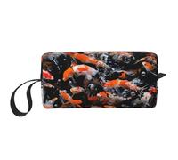 Japan Fancy Koi - Bolsa organizadora simple con estampado de peces de carpa, bolsa de viaje ligera, estuche acolchado de espuma para cosméticos