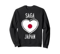 Japan Flag Heart Saga City Sudadera
