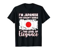 Japan Flag Proud Elegant Japanese Boyfriend Girlfriend Camiseta