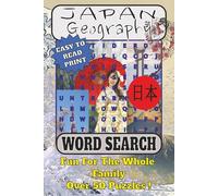 Japan Geography Word Search Book: Learn About Japan’s Geography Through Word Search Puzzles (Japan Life)