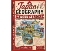 Japan Geography Word Search: Word Search with easy to Read Large Print About Japan Geography I 6x9 inches, 110 pages I 50+ puzzles, Gift for holiday, vacation, travel, relax, learn