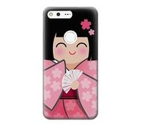Japan Girl Hina Doll Kimono Sakura Funda Carcasa Case para Google Pixel XL