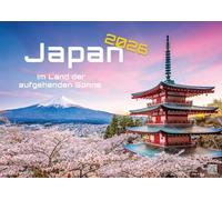 Japan - Im Land der aufgehenden Sonne - 2026 - Kalender DIN A2: Der Wandkalender mit den besten Japan-Motiven für alle Freunde des Landes der ... extragroßen Format DIN A2 (ca. 60 x 42 cm)!