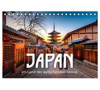Japan - Im Land der aufgehenden Sonne. (Tischkalender 2026 DIN A5 quer), CALVENDO Monatskalender: Entdecken Sie den wunderschönen Inselstaat Japan mit seinen beeindruckenden Städten und Landschaften.