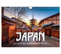 Japan - Im Land der aufgehenden Sonne. (Wandkalender 2026 DIN A4 quer), CALVENDO Monatskalender: Entdecken Sie den wunderschönen Inselstaat Japan mit seinen beeindruckenden Städten und Landschaften.