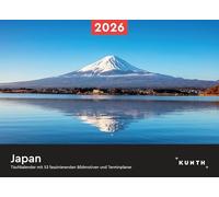 Japan - KUNTH Tischkalender 2026: Wochenkalender mit faszinierenden Fotomotiven und einem praktischen Terminplaner