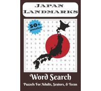 Japan Landmarks Word Search Puzzle Book: Word Searches with Easy to Read Print about Japan Travel, Tourism, Adventure and More | 6x9 inches, 110 pages ... Gift for Vacations, Holidays, and Free Times