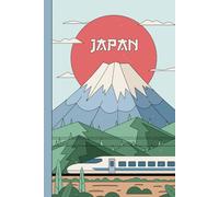 Japan Mj Fuji Eki Stamp Collecting Notebook 6x9 100 Plain Pages With A Small Section To Add Details Notepad Journal Diary Pad Scrapbooking: Hardcover