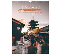 Japan - Moderne trifft auf Tradition. (Wandkalender 2026 DIN A3 hoch), CALVENDO Monatskalender: Im "Land der aufgehenden Sonne" trifft die Moderne auf die Tradition.