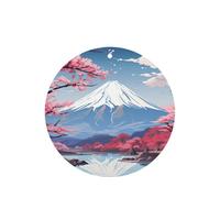 Japan Mount Fuji Landscape - Juego de tarjetas de fragancia redondas, ambientador colgante de lavanda para decoración del hogar, 10 o 24 piezas
