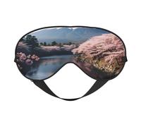 Japan Mount Fuji - Máscara de ojos para dormir de doble cara, cómoda y suave, con correa ajustable, bloquea la luz