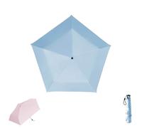 Japan Pencil Umbrella,Ultra Light Foldable Pocket Parasol,Mini Travel Pencil Umbrella For Rain And Sun,Upf 50+ Sun Protection Rain Shade,Compact Design,Small Portable,For Backpack,Handbag (blue 2)