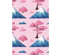 Japan Pink Cherry Blossom Mount Fuji Eki Stamp Collecting Book: Travel Journal for Train Station Stamp Collectors | Japan Railway Stamp Notebook