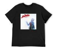 Japan Quiet Life 80S Wave Band Men's T-Shirt Unisex Black Cotton Hip Hop Print tee Shirts XL