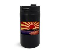 Japan Rising Sun Tokyo Skyline - Taza de viaje, taza de café aislada, taza portátil