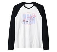 Japan Sakura Season Cherry Blossom Travel Y2K Girly Flowers Camiseta Manga Raglan