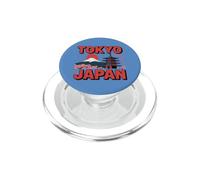 Japan Travel Design - Monte Fuji Pagoda Cherry Blossom PopSockets PopGrip para MagSafe