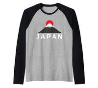 Japan Travel Mount Fuji Sun Rising Tops, Camisetas y Accesorios Camiseta Manga Raglan
