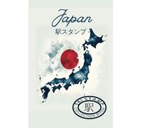 Japan Travel Stamp Book 4" x 6": Japan Eki Stamp Collection Notebook and Travel Journal, 120 pages