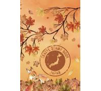Japan Travel Stamp Book - Autumn/Fall Edition | 4 x 6 Inches | 100 pages
