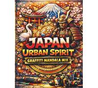 Japan Urban Spirit: Graffiti Mandala MIX: 日本52都市のストリートアートと禅の塗り絵 - 東京、京都、大阪、日本の名所を巡る大人のリラクゼーション - ストレス解消と集中力を高めるアートセラピー (Premium Edition)