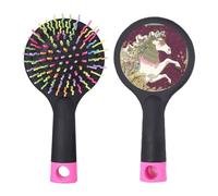 Japan Wing Hourse ukiyo-e Salon - Cepillo para desenredar el cabello, base acolchada