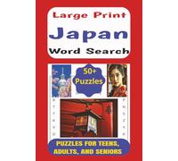 Japan Word Search Book: Easy to Read Word Search Puzzle Book about Japan, including Cities, Phrases, and Words | LARGE PRINT, 6x9 inches, 110 pages, 50+ Puzzles... Gift for Japan Enthusiasts