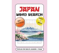 Japan Word Search Puzzle Book: Word Searches with Easy to Read Print about Japan, Anime, Japanese Food and More | 6x9 inches, 122 pages | 60+ Puzzles … Gift for Vacations, Holiday & Free Times