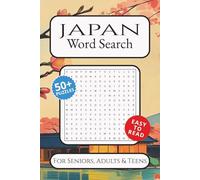 Japan Word Search Puzzle Book: Word Searches with Easy to Read print about Japan, The Land of Cherry Blossoms, Anime, Manga and More | 6x9 inches, 110 ... … Gift for Vacations, Holidays and Free Times