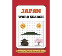 Japan Word Search Puzzle Book: Word searches with easy to read print about Japan, Tokyo, its culture and more │ 6x9 inches, 110 pages │ 50+ puzzles … gift for vacations, holidays, and free times