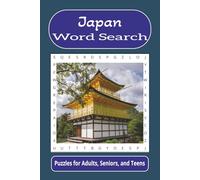 Japan Word Search: Word searches with easy to read print about Japan, travel, countries, and more