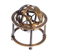 JapanAttitude - Esfera armilar de latón (9 cm), diseño vintage