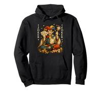 Japandi Art Joker Juego de Cartas Retro, baraja de Cartas de Joker Sudadera con Capucha