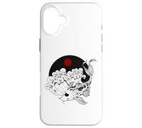 Japanese Aesthetic Vaporwave Sad Eboy Carp Koi Fish Carcasa para iPhone 16 Plus