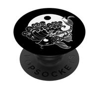Japanese Aesthetic Vaporwave Sad Eboy Carp Koi Fish PopSockets PopGrip Adhesivo