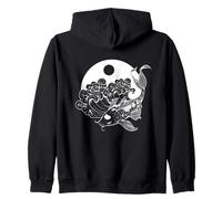 Japanese Aesthetic Vaporwave Sad Eboy Carp Koi Fish Sudadera con Capucha