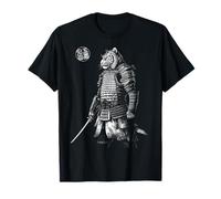 Japanese Aesthetics Tiger Samurai Beast Graphic Camiseta