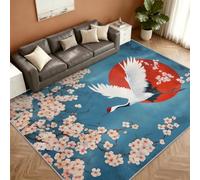Japanese Alfombra 100x150cm, Cherry Blossoms Alfombras for Living Room