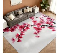 Japanese Alfombra 100x150cm, Cherry Blossoms Alfombras for Living Room
