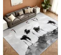 Japanese Alfombra 100x150cm, Japanese Crane Alfombras for Living Room