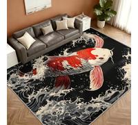 Japanese Alfombra 100x150cm, Japanese Koi Fish Alfombras for Living Room