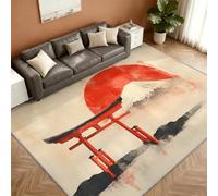 Japanese Alfombra 100x150cm, Japanese Torii Gate Alfombras for Living Room