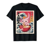 Japanese Anime Axolotls Ramen Kawaii Axolotl Ramen Japanese Camiseta