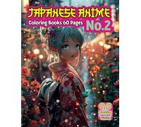 „Japanese Anime Coloring Pages for Kids, Teens, and Adults” No. 2. Jarosław Perek - Creative Colorful Worlds A4 8.5x11 inches