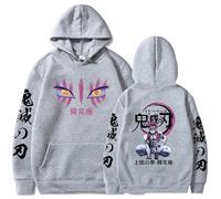 Japanese Anime Graphic Hoodie | Long Sleeve Pullover Sweatshirt | Unisex Casual Cotton Blend (M,Grado)