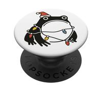 Japanese Art Frog Funny Ugly Christmas Men Women Kids PopSockets PopGrip Adhesivo