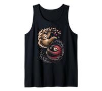 Japanese Art Lazy Sloth Good and Devil Sloths Camiseta sin Mangas