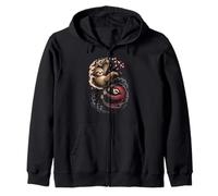 Japanese Art Lazy Sloth Good and Devil Sloths Sudadera con Capucha